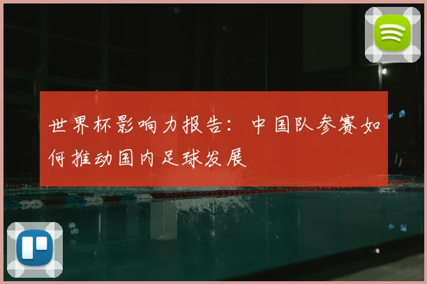 世界杯影响力报告：中国队参赛如何推动国内足球发展
